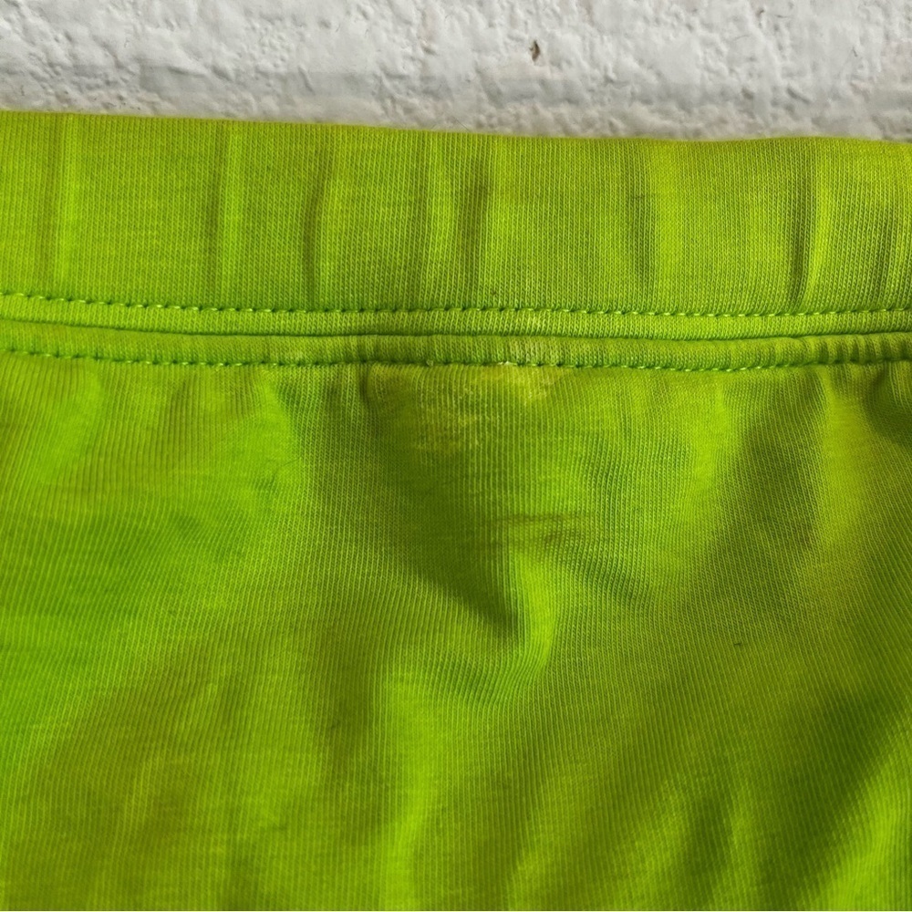 Lily Pulitzer bright lime green strapless crop top size small built in bra - Picture 2 of 5